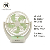JY Super JY-2523 Rechargeble Fan