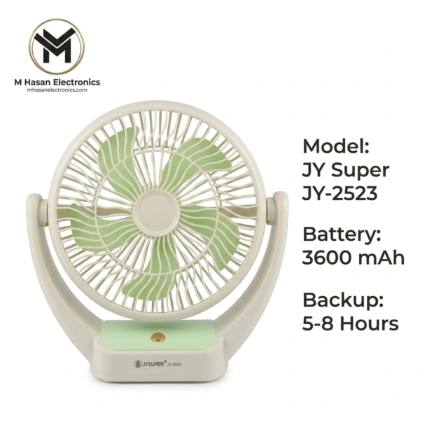 JY Super JY-2523 Rechargeble Fan